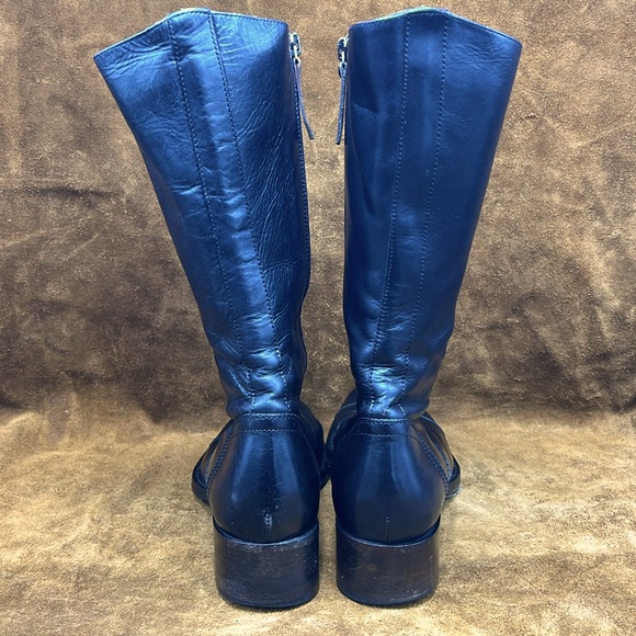 Buttero Black Leather Inner Zip Boots - Picture 4 of 12